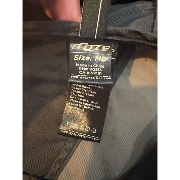 Dye Men's Multicolor Windbreaker Jacket Size M Paintball Outdoor Casual - Picture 9 of 10